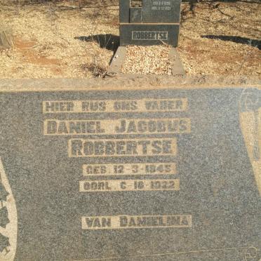 ROBBERTSE Daniel Jacobus 1845-1922
