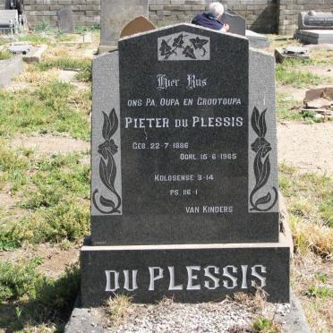 PLESSIS Pieter, du 1886-1965