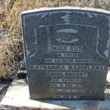 ENGELBRECHT Katharina Magdelena nee BARNARD 1872-1925