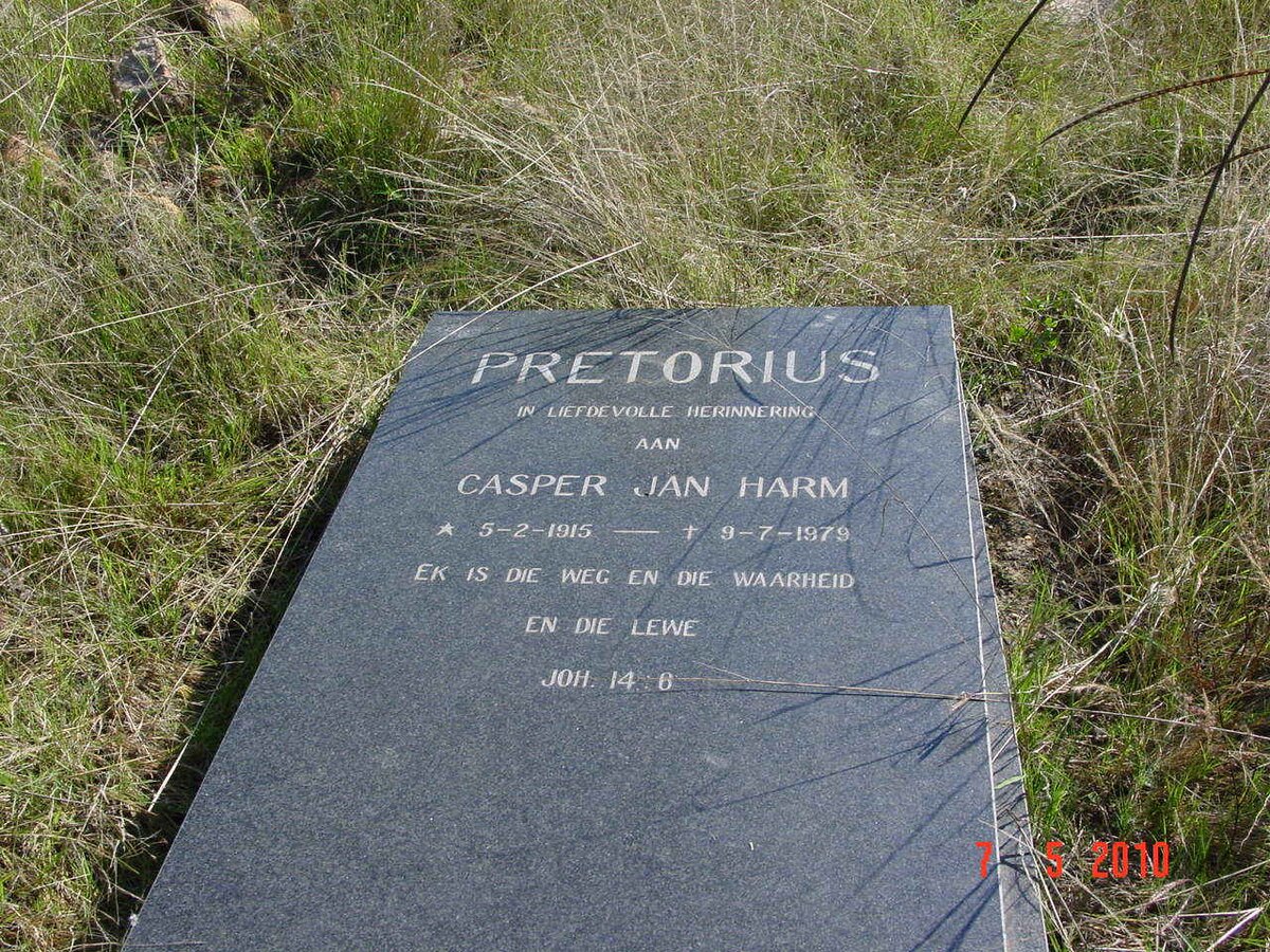 PRETORIUS Casper Jan Harm 1915-1979