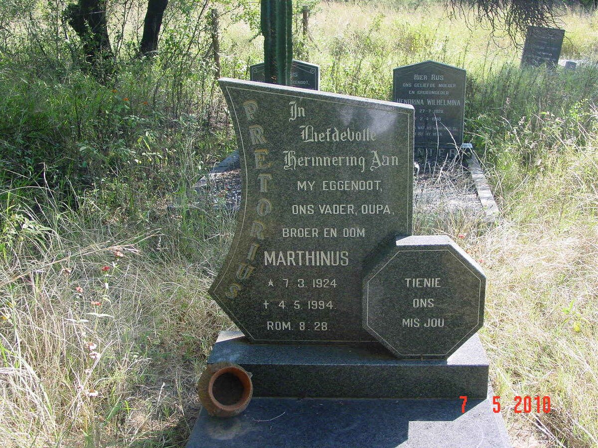 PRETORIUS Marthinus 1924-1994