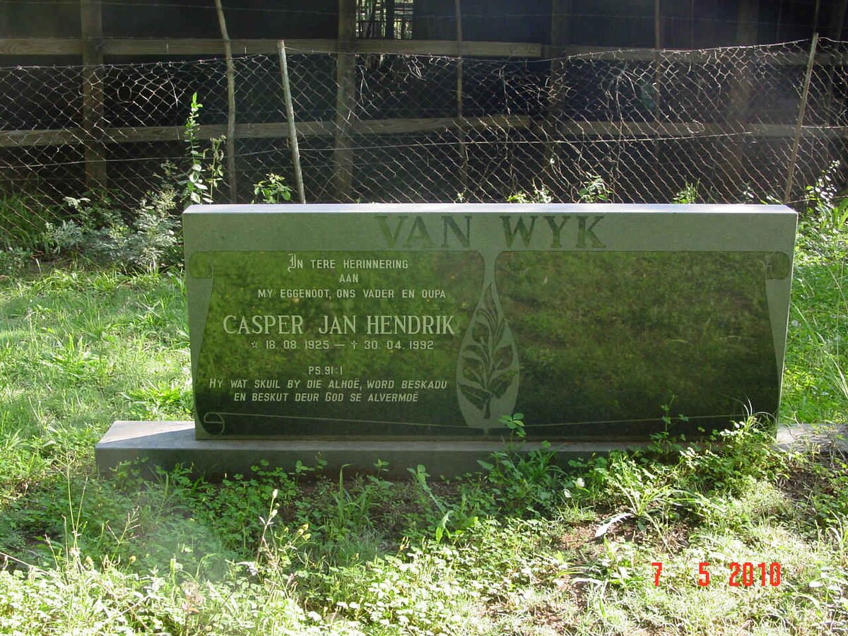 WYK Casper Jan Hendrik, van 1925-1992