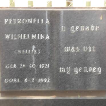 VILJOEN Petronella Wilhelmina 1921-1992