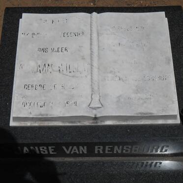 RENSBURG Adriaan Willem, Janse van -197?