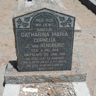 RENSBURG Catharina Maria Cornelia, Janse van 1914-1916