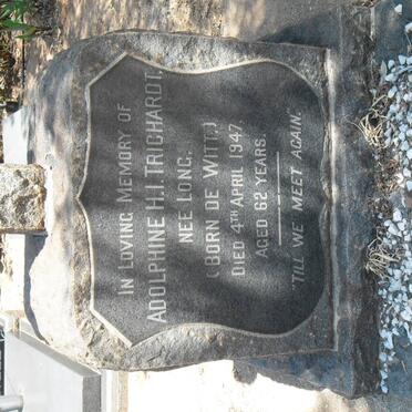TRICHARDT Adolphine H.I. formerly LONG nee DE WITT -1947