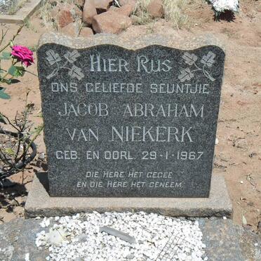 NIEKERK Jacob Abraham, van 1967-1967