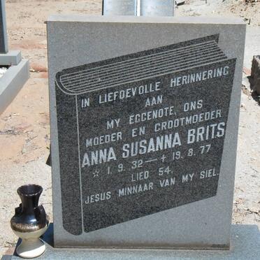 BRITS Anna Susanna 1932-1977