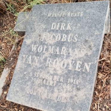 ROOYEN Dirk Jacobus Wolmarans, van 1918-2001