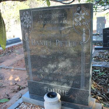 FOURIE Daniel Pieter 1907-1980