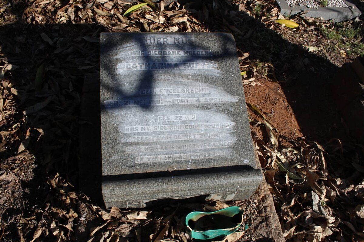 SWART Catharina Sofy? nee ENGELBRECHT 1881-1952