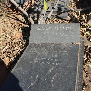 AARDE Gideon Michiel, van 1907-1987