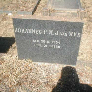 WYK P.M.J., van 1904-1960