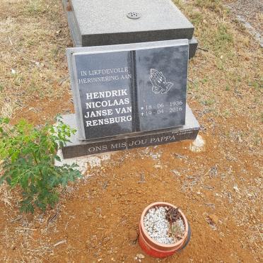 RENSBURG Hendrik Nicolaas, Janse van 1936-2016