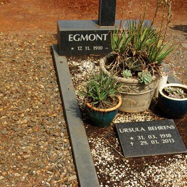 BEHRENS Egmont 1910-2010 &amp; Ursula 1918-2013