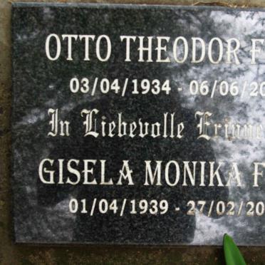 FULS Otto Theodor 1934-2015 &amp; Gisela Monika 1939-2016