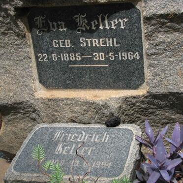 KELLER Eva nee STREHL 1885-1964 :: KELLER Friedrich 1908-1994