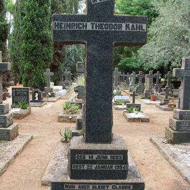 KAHL Heinrich Theodor 1893-1954