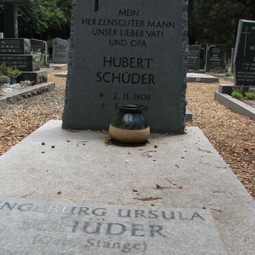 SCHUDER Hubert 1908-1986 &amp; Ingeburg Ursula STANGE 1922-2006