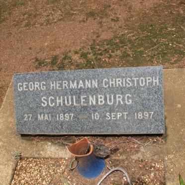 SCHULENBURG Georg Hermann Christoph 1897-1897