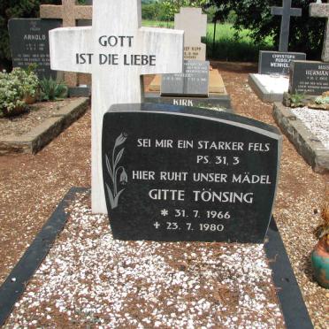 TONSING Gitte 1966-1980