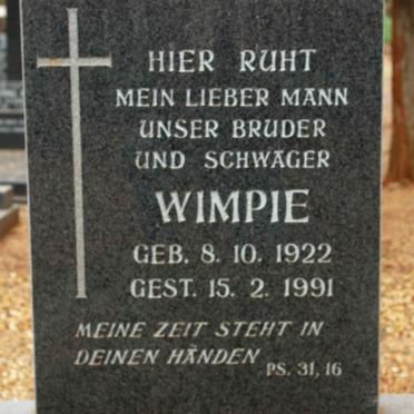 ? Wimpie 1922-1991