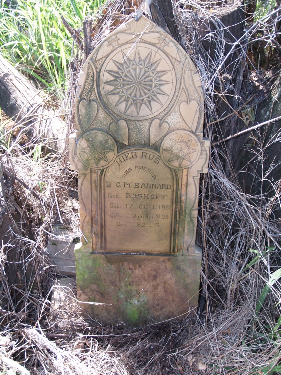 BARNARD C.M. nee BOSHOFF 1833-1903