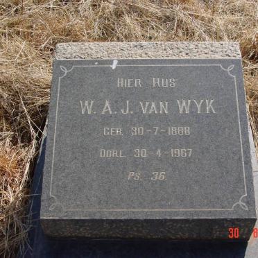 WYK W.A.J., van 1888-1967