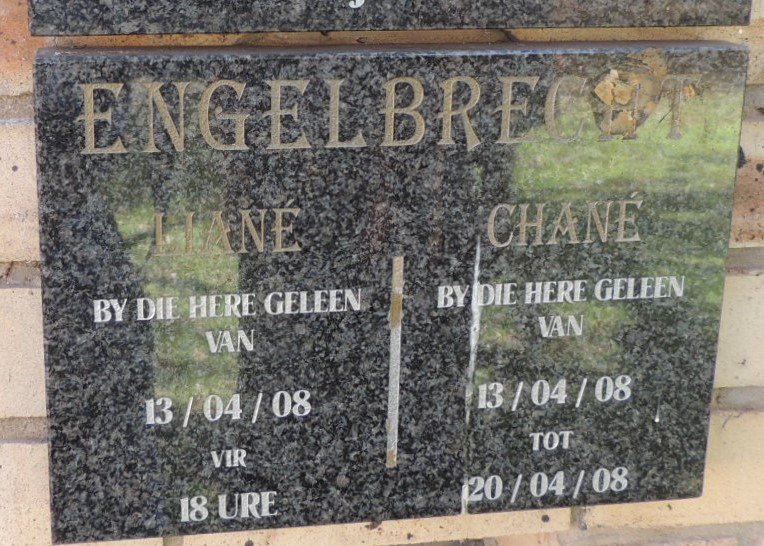 ENGELBRECHT Liané 2008-2008 :: ENGELBRECHT Chané 2008-2008