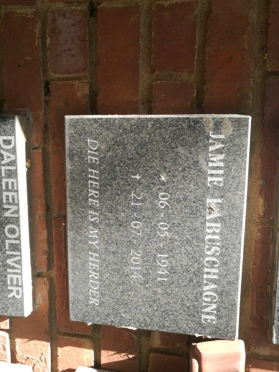 LABUSCHAGNE Jamie 1941-2014