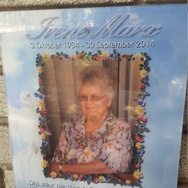 MARX Irene 1934-2014