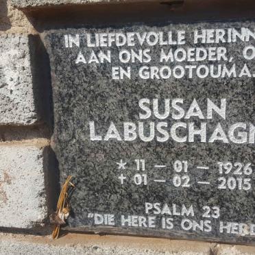 LABUSCHAGNE Susan 1926-2015