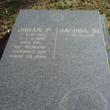 BOSMAN Johan P. 1927-1992 &amp; Jacoba M. 1930