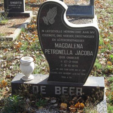 BEER Magdalena Petronella Jacoba, de nee GROBLER 1906-1979