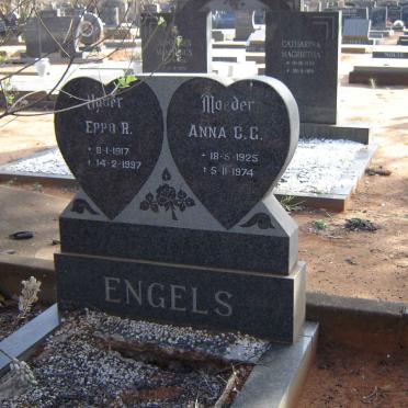 ENGELS Eppo R. 1917-1997 &amp; Anna C.G. 1925-1974