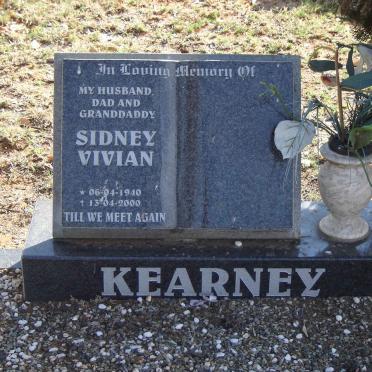 KEARNEY Sidney Vivian 1940-2000