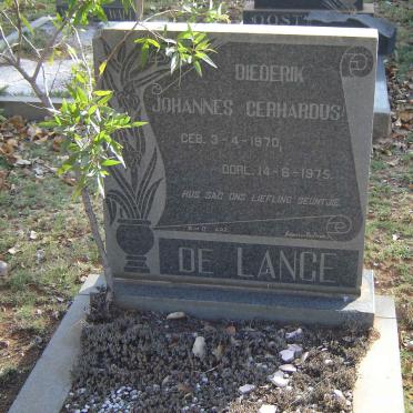 LANDE Diederik Johannes Gerhardus, de 1970-1975