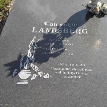 LANDSBERG Catrientjie 1919-2004
