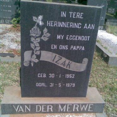 MERWE Izak, van der 1952-1979
