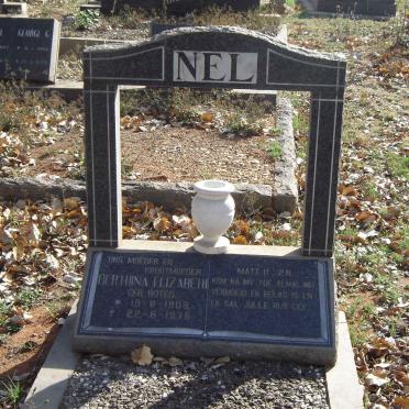 NEL Bertina Elizabeth nee BOTES 1908-1975