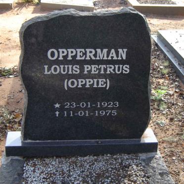 OPPERMAN Louis Petrus 1923-1975
