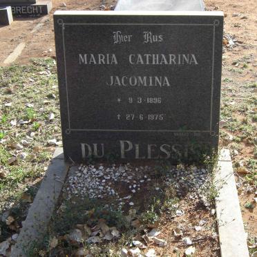 PLESSIS Maria Catharina Jacomina, du 1896-1975