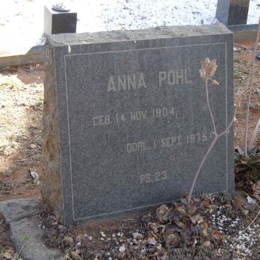 POHL Anna 1904-1975