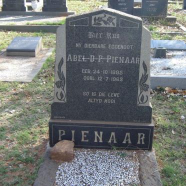 PIENAAR Abel D.P. 1885-1963