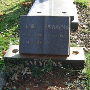 SNEYGANS Karel 1920-1974 &amp; Susanna M.K. 1922-