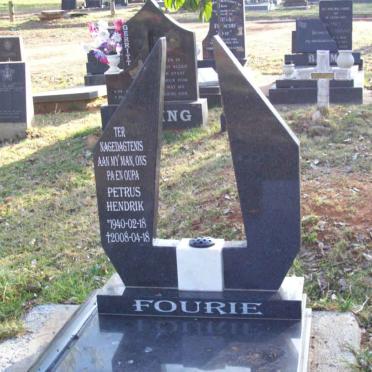FOURIE Petrus Hendrik 1940-2008