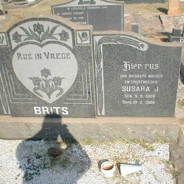 BRITS Susara J. 1906-1986