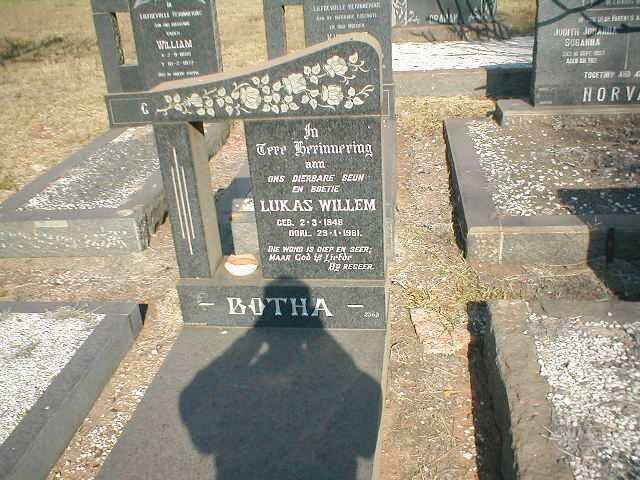 BOTHA Lukas Willem 1948-1981