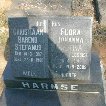 HARMSE Christiaan Barend Stefanus 1907-1986 &amp; Flora Johanna Christina DU PLESSIS 1914-2002