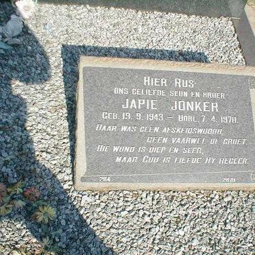 JONKER Japie 1943-1970